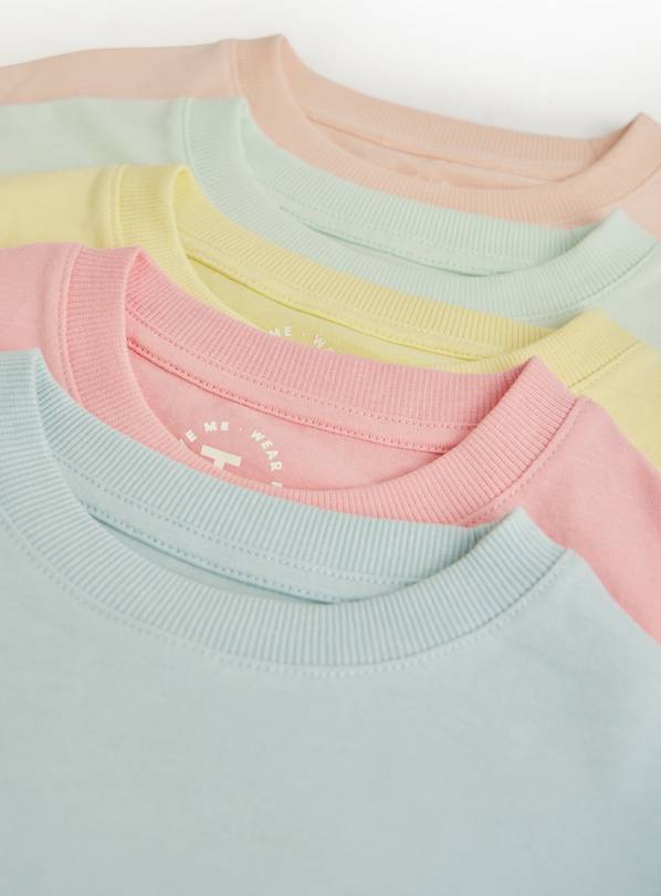 Multicoloured Relaxed T-Shirts 5 Pack 12 years